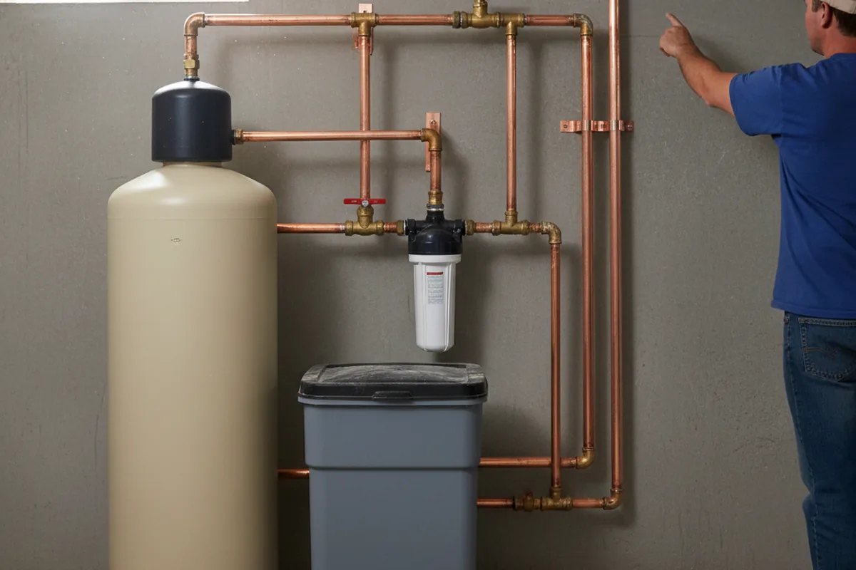 Whole-house water treatment system installed in Jay